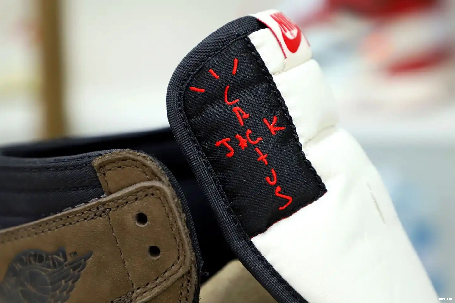 TRAVIS RETRO AIR OG X 'MOCHA' HIGH JORDAN Kimikick 1 SCOTT 0421